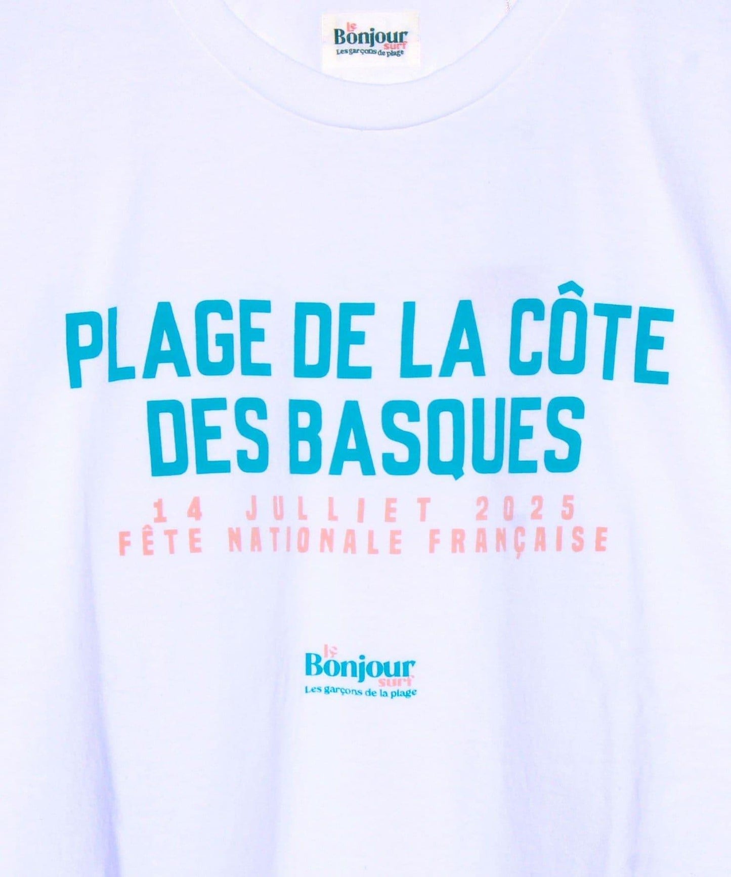 【Le Bonjour surf／波日問候衝浪】logo印花T恤