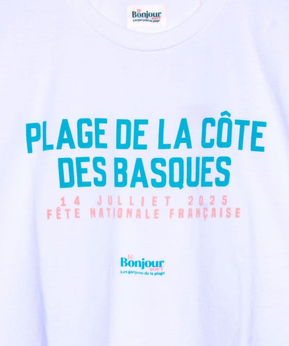 【Le Bonjour surf／波日問候衝浪】logo印花T恤