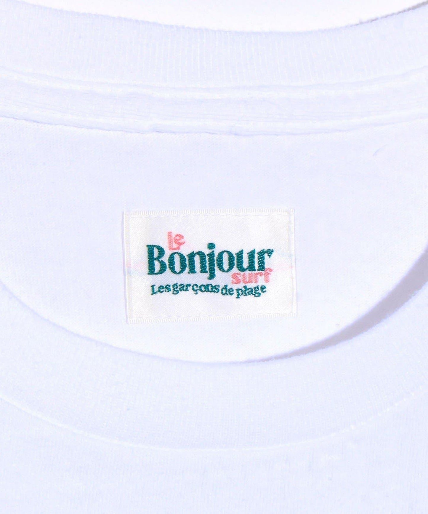 【Le Bonjour surf／波日問候衝浪】logo印花T恤