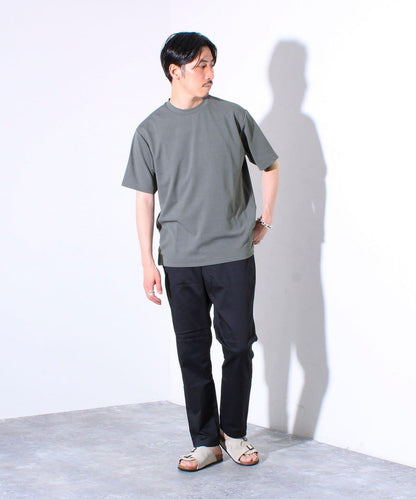 【GLOSTER】格紋提花 鏈接T恤 短袖
