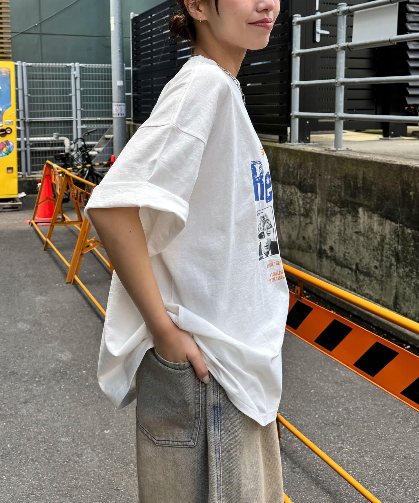 顏料條紋T恤