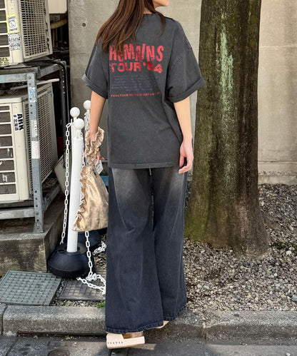 顏料條紋T恤