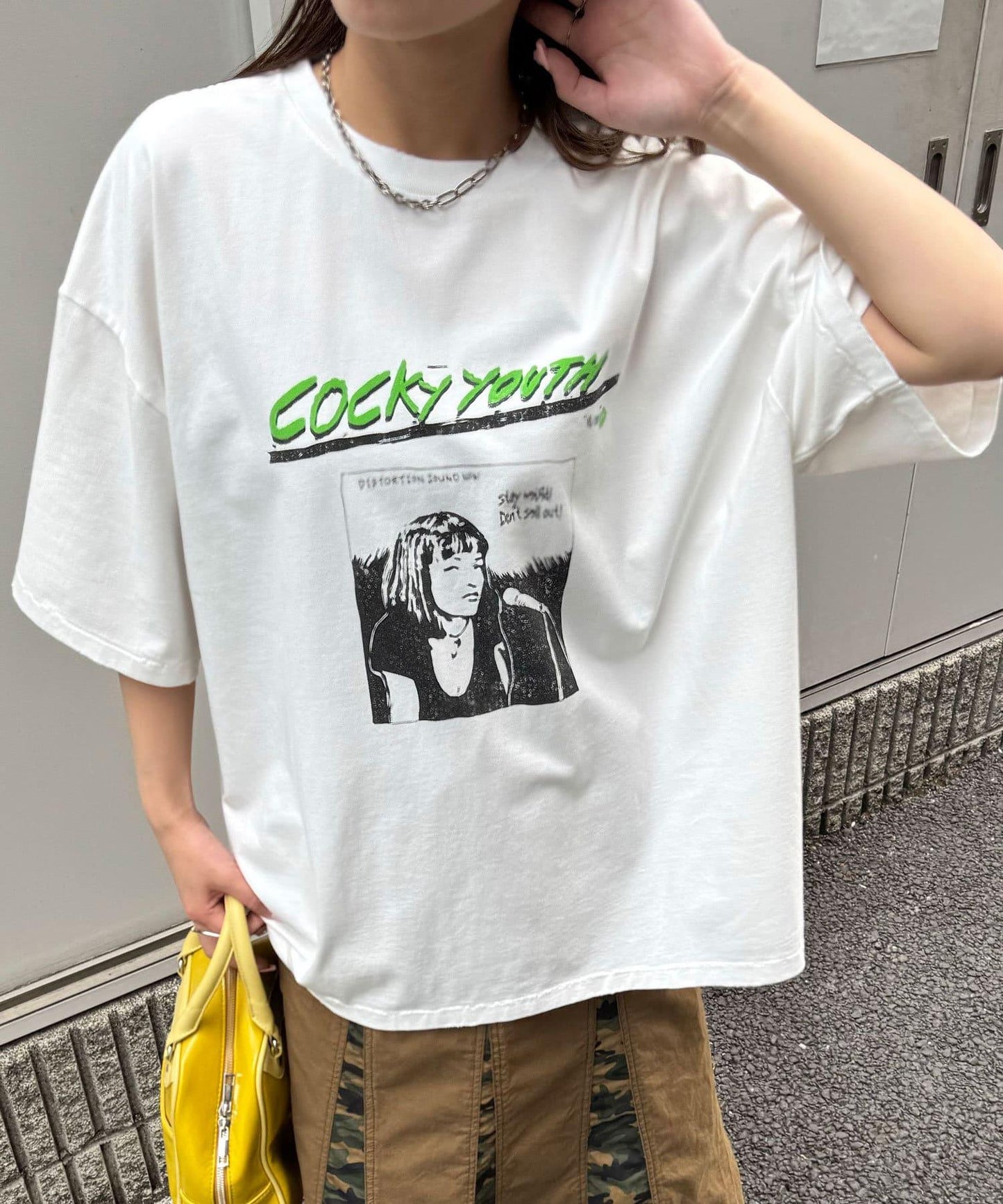 【複製標籤 / 複製品牌】混合復古褪色T恤