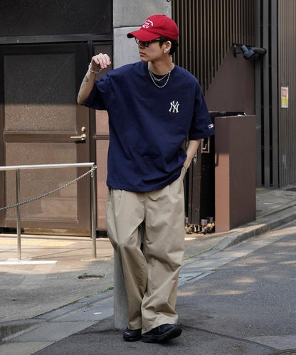 聯名 MLB 圓形標誌圖案T恤