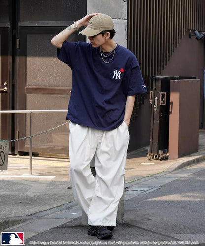 聯名 MLB 心形標誌相良刺繡T恤