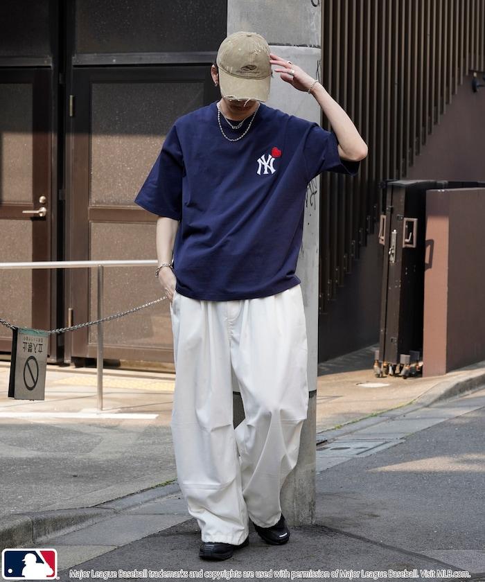 聯名 MLB 心形標誌相良刺繡T恤