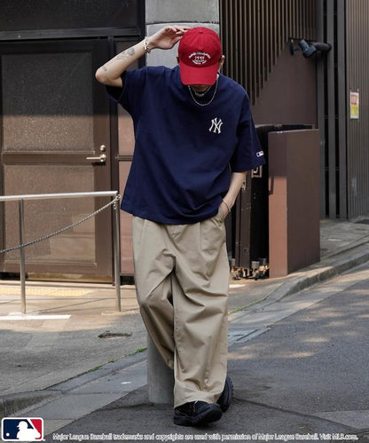 聯名 MLB 圓形標誌圖案T恤