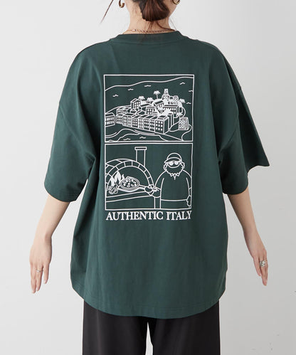 【中年男士】中性款一點刺繡短袖T恤