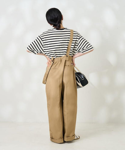 條紋寬鬆T恤