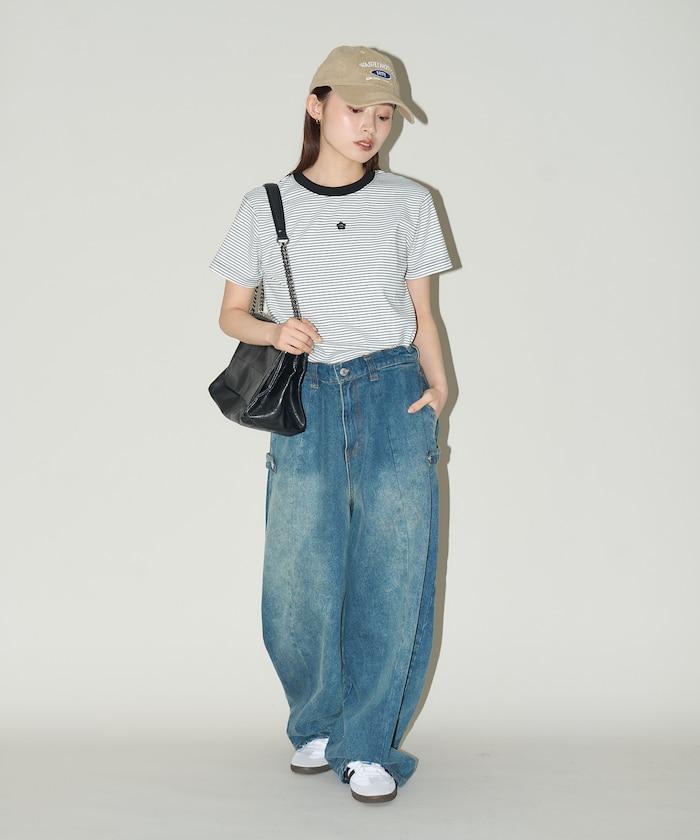 一點刺繡logo T恤