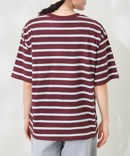 條紋寬鬆T恤