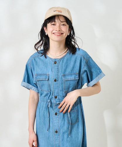 聯名 牛仔襯衫連衣裙