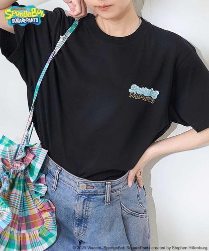 “海綿寶寶/海綿寶寶”背面印花T恤