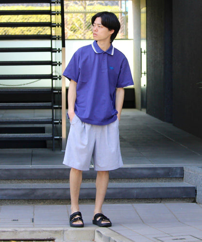 【Jack Purcell】鹿紋 立領短袖襯衫 單點