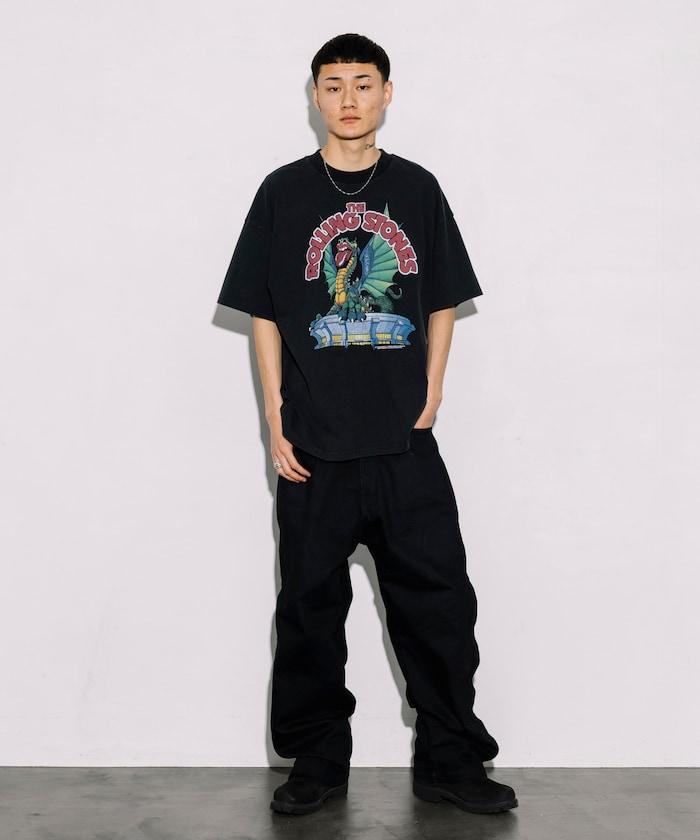 滾石樂隊 前胸印花 圓領 T恤