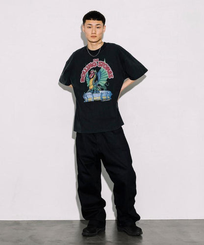 滾石樂隊 前胸印花 圓領 T恤