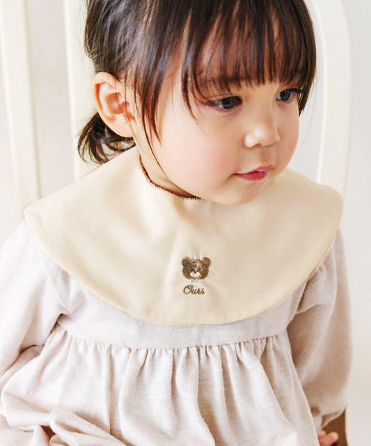 モチーフ刺繍サークルスタイ
