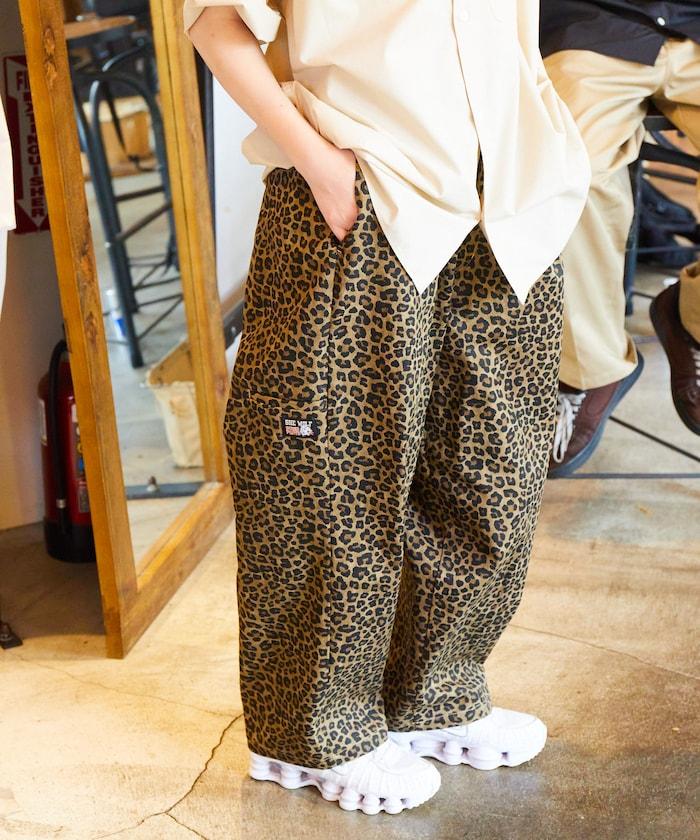 SHE WOLF DINER×FREAK'S STORE/海狼餐廳 聯名 寬鬆錐形剪裁褲子