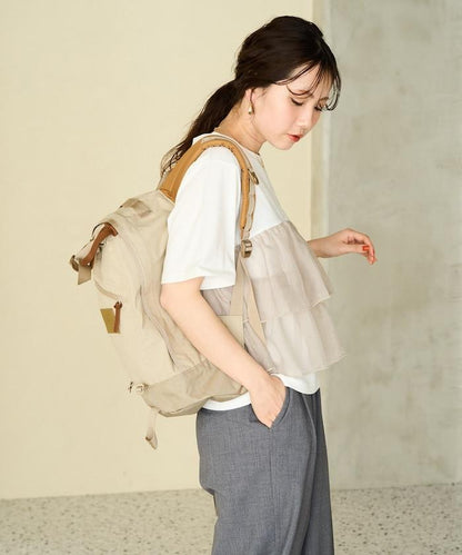 歐根紗對接半袖T恤