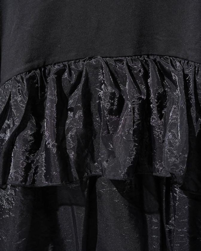 歐根紗對接半袖T恤