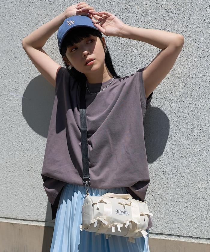 法式寬鬆袖長款上衣