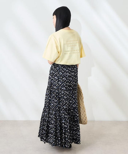 前後標誌箔印T恤