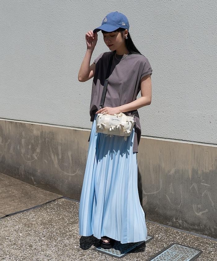 法式寬鬆袖長款上衣