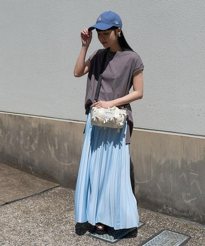 法式寬鬆袖長款上衣