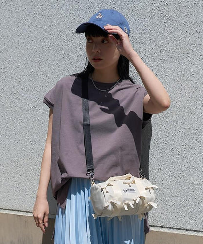 法式寬鬆袖長款上衣