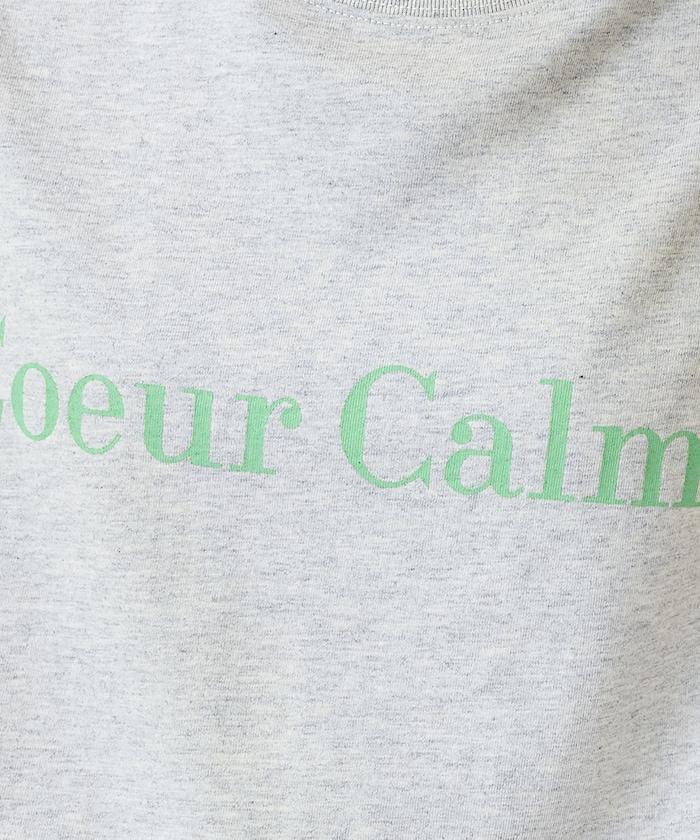 前後標誌箔印T恤