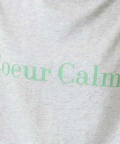 前後標誌箔印T恤