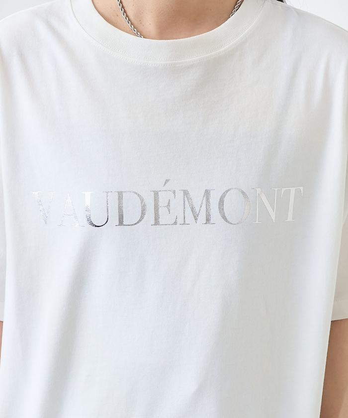 前後標誌箔印T恤