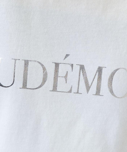 前後標誌箔印T恤