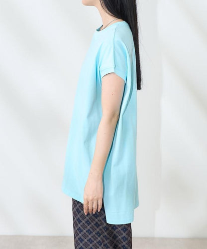 法式寬鬆袖長款上衣