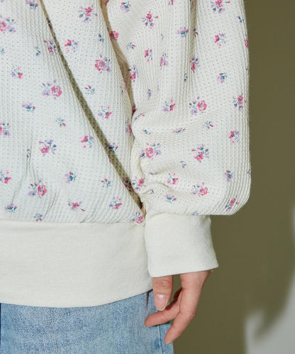 華夫格花紋雙拉鍊帽衫