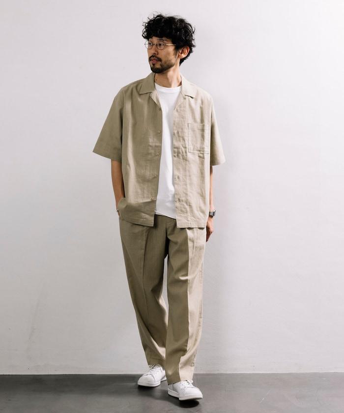 亞麻棉輕便休閒褲