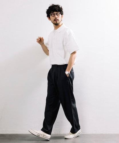10.5盎司重量 短袖高領Polo領T恤