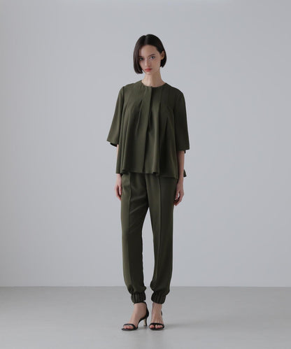 幹觸感喬其紗夾克