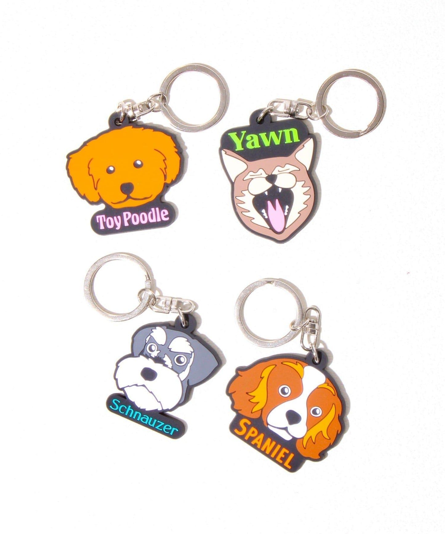 【GLOSTER/格洛斯特】狗貓橡膠鑰匙扣