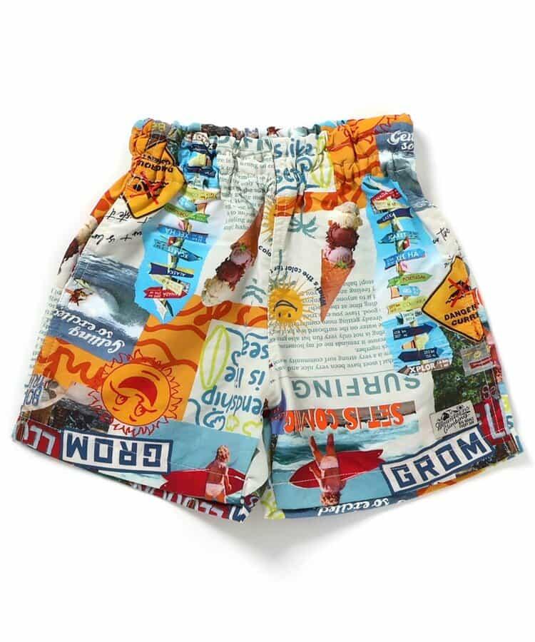 水陸兩用印花褲 5分褲