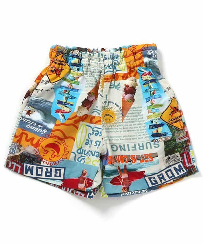 水陸兩用印花褲 5分褲