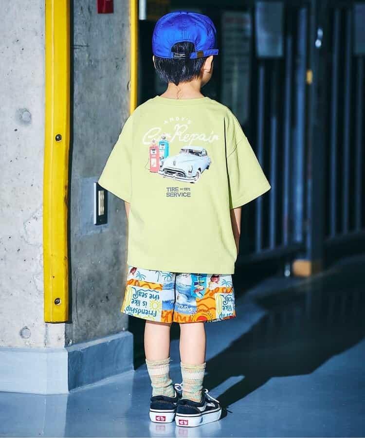 水陸兩用印花褲 5分褲