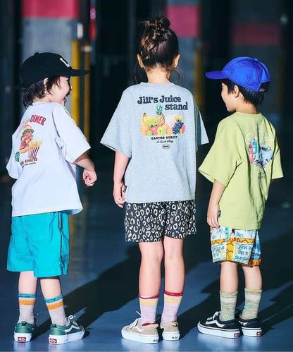 水陸兩用印花褲 5分褲