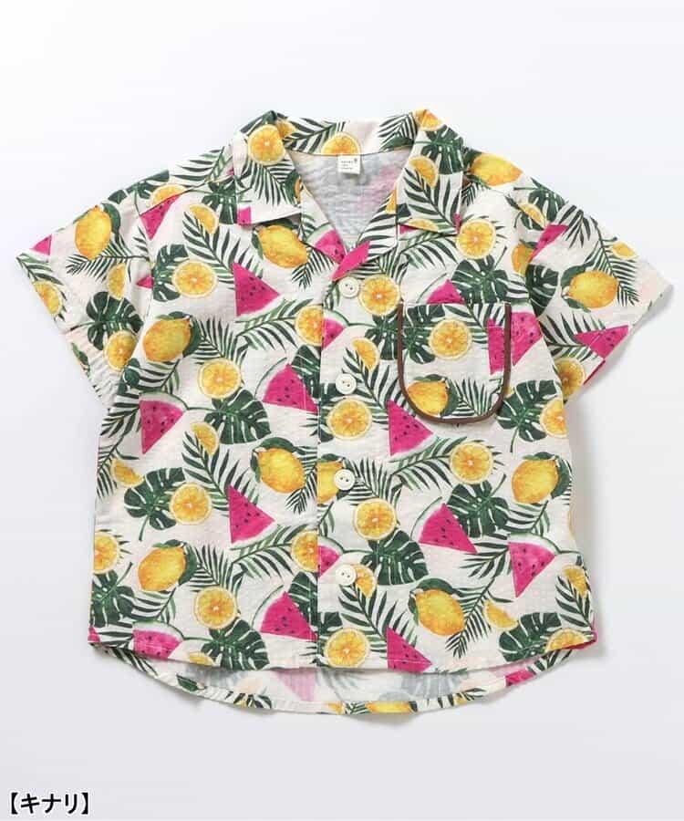 【連衣裙】格紋·夏季水果圖案套裝