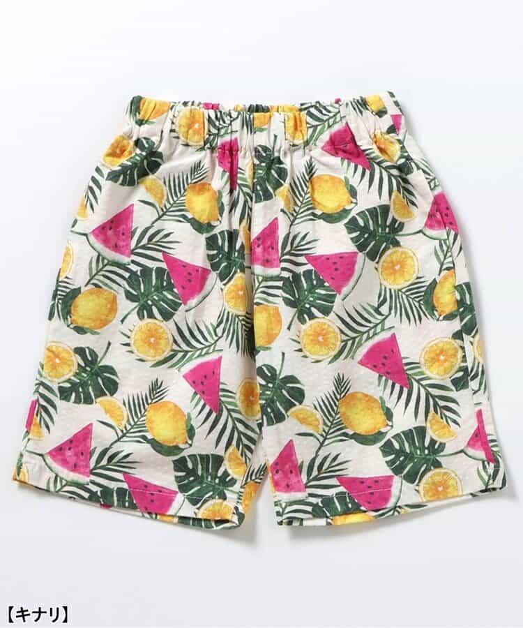 【連衣裙】格紋·夏季水果圖案套裝