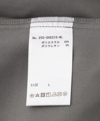 【&DEPOT限定】白色土地/LIGHT P-TECK短袖襯衫