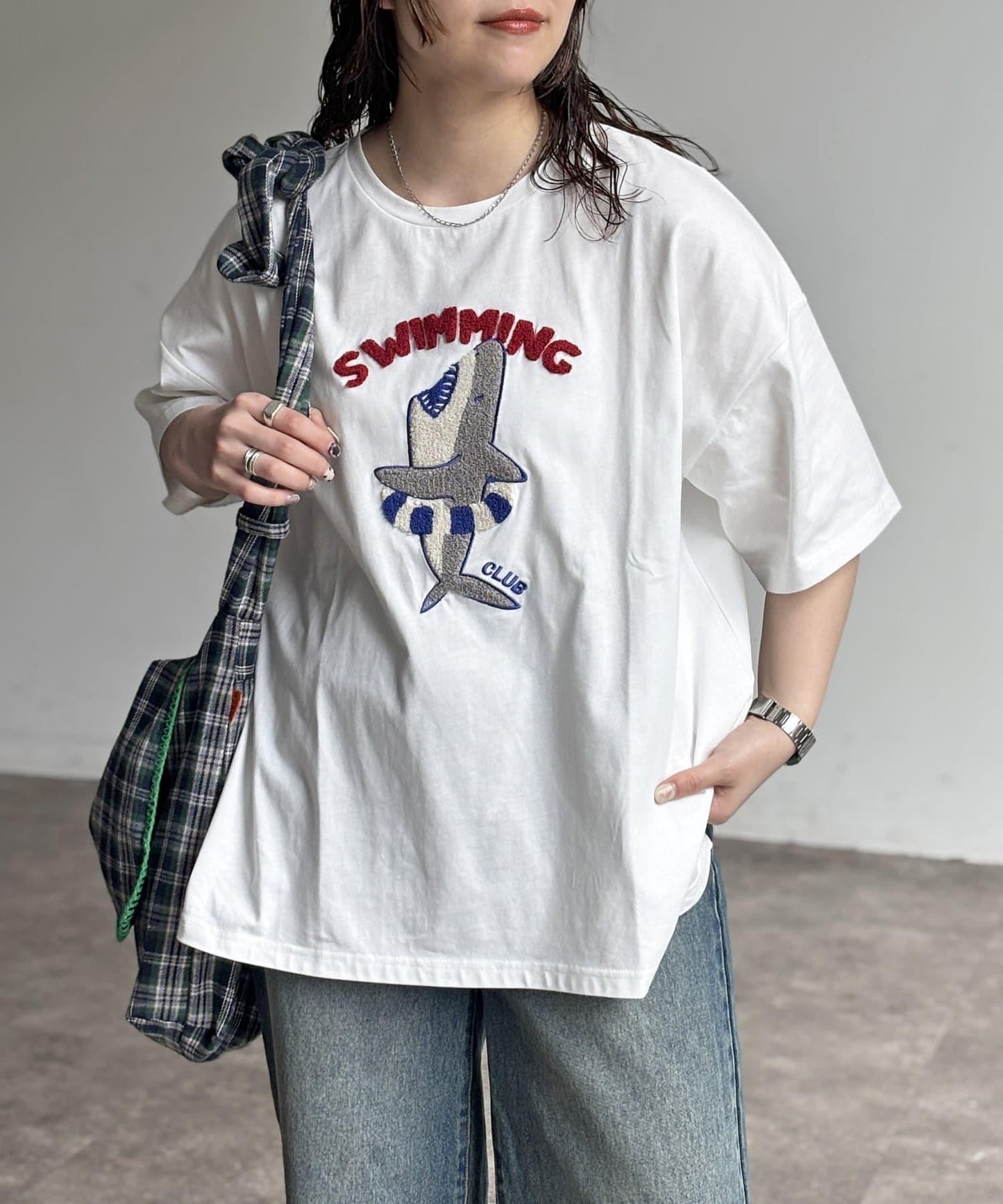 沙加拉刺繡T-shirt