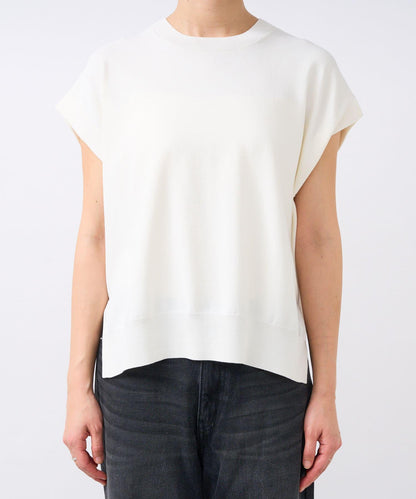 【接觸冷感】冰涼觸感肩部針織衫