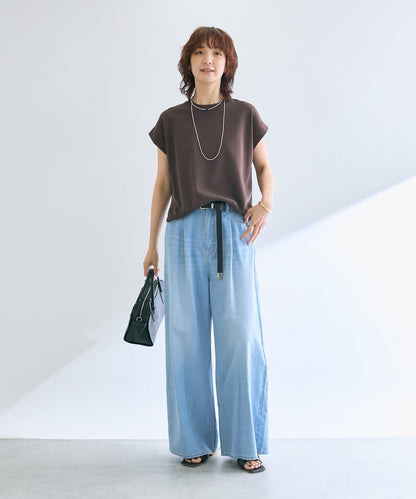 【接觸冷感】冰涼觸感肩部針織衫