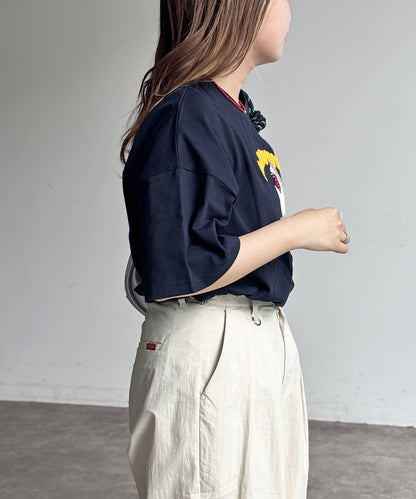 沙加拉刺繡T-shirt